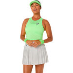 ASICS Tennisbekleidung ASICS Match Jacquard Crop  Tank-Top Damen-limette
