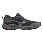 Mizuno Laufschuhe Mizuno Wave Rider GTX Trailschuh Damen-Grau,Wei&szlig;