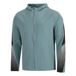 Under Armour Bekleidung Under Armour Velociti Storm Hooded Laufjacke Herren-Blaugrau,Schwarz