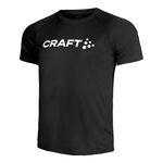 Craft Bekleidung Craft Core Essence Logo Laufshirt Herren-Schwarz