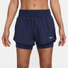 One Dri-Fit Mid Rise 3In 2N1 Shorts Damen-Dunkelblau