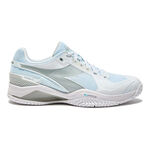 Diadora Tennisschuhe Diadora Blushield Torneo 3 Allcourtschuh Herren-wei&szlig;, silber