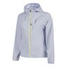 Feel the Vybe Fly Laufjacke Damen-blaugrau, limette