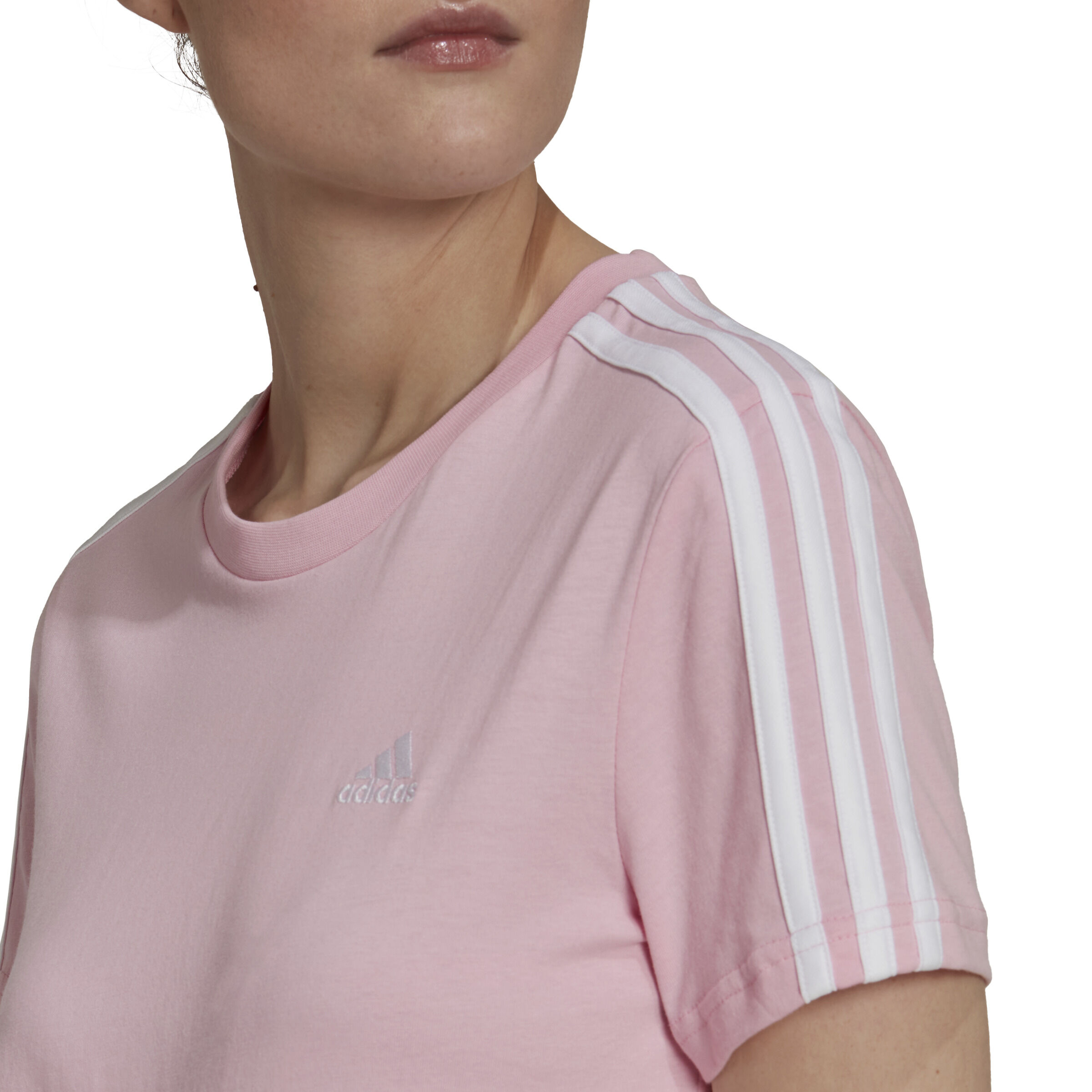 adidas 3 Stripes T Shirt Damen Rosa online kaufen Tennis Point AT
