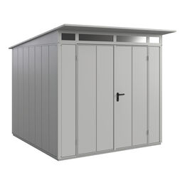 Set Berry Gerätehaus Modern-P,Typ2,RAL9006, 2 flg, inkl. Zubehör