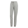 Essentials Linear French Terry Cuffed Trainingshose Damen-Hellgrau,Weiß