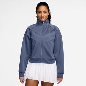 Bild von Courtly Knit Heritage Trainingsjacke Damen-blaugrau