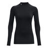 Coldgear Authentics Mockneck Longsleeve Damen-Schwarz
