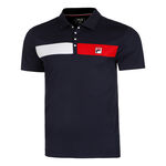 Fila Bekleidung Fila Jayden Polo Herren-Dunkelblau,Rot