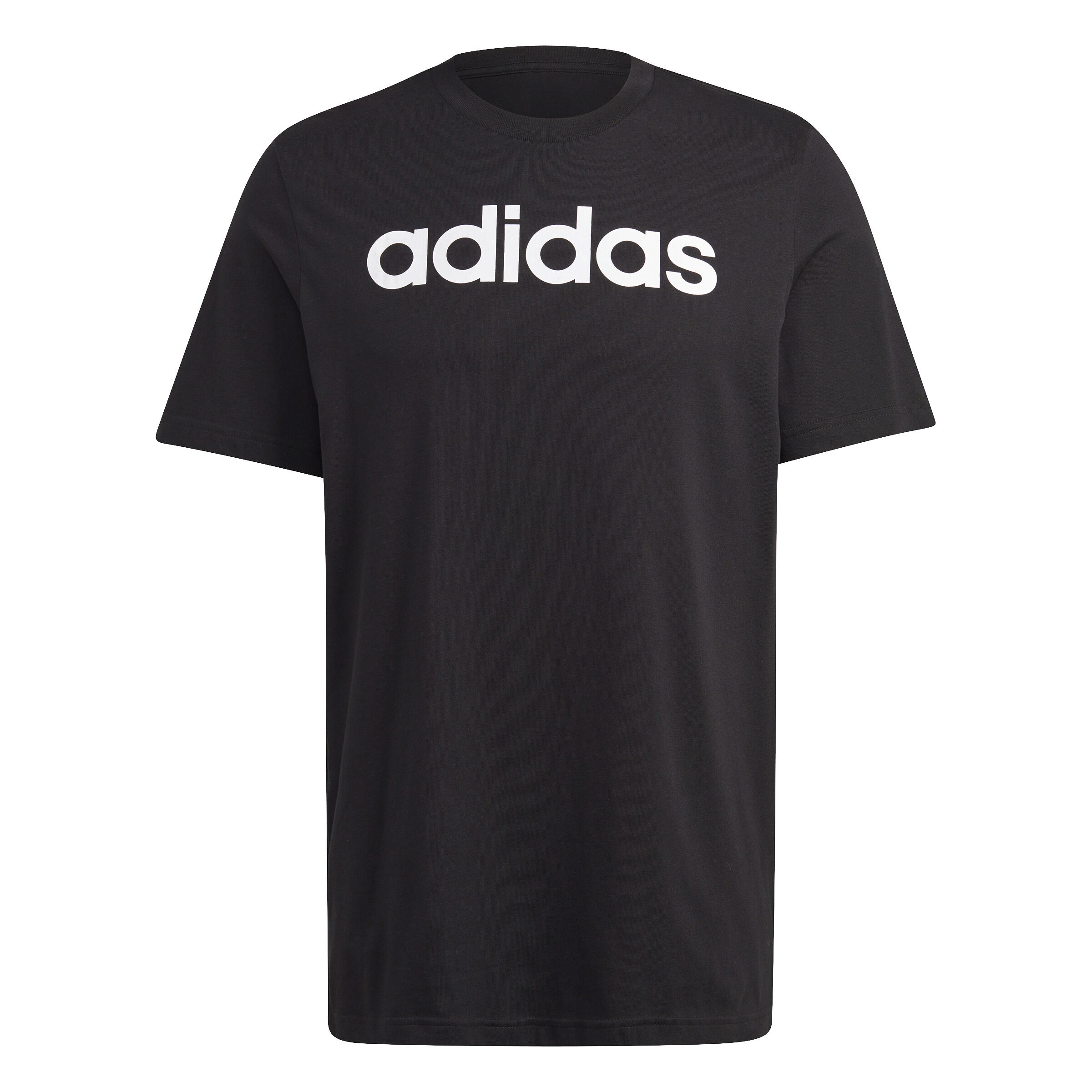 adidas LIN Singel Jersey T Shirt Herren Schwarz WeiB online kaufen Tennis Point AT