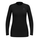 Odlo Bekleidung Odlo Merino 160Crew Longsleeve Damen-Schwarz