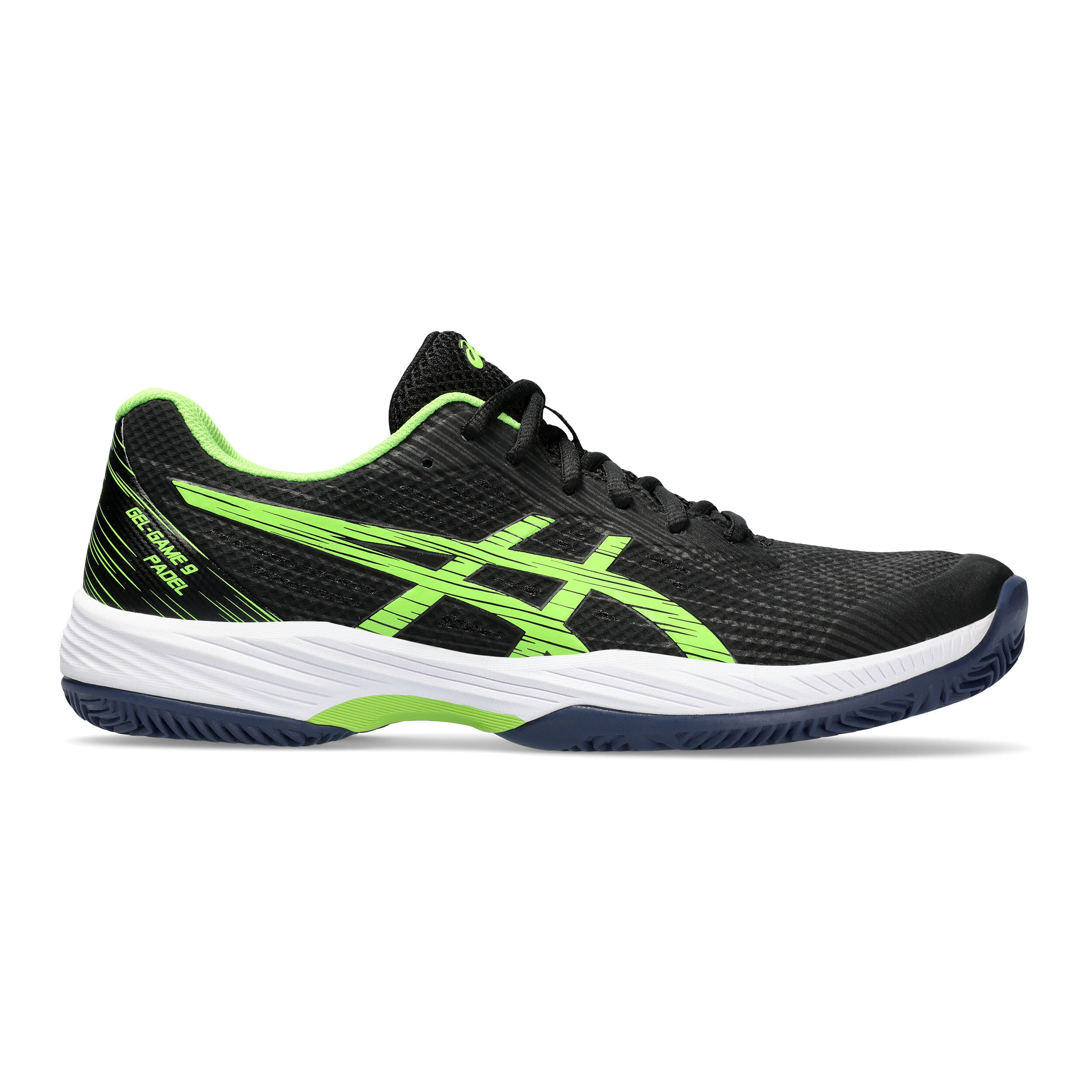 ASICS Gel Game 9 Padelschuh Herren Schwarz Neongrun online kaufen Tennis Point AT