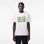 Lacoste Bekleidung Lacoste Tee T-Shirt Herren - weiß, 