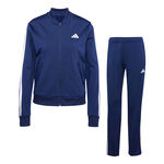 adidas Tennisbekleidung adidas 3 Stripes Trainingsanzug Damen-Dunkelblau