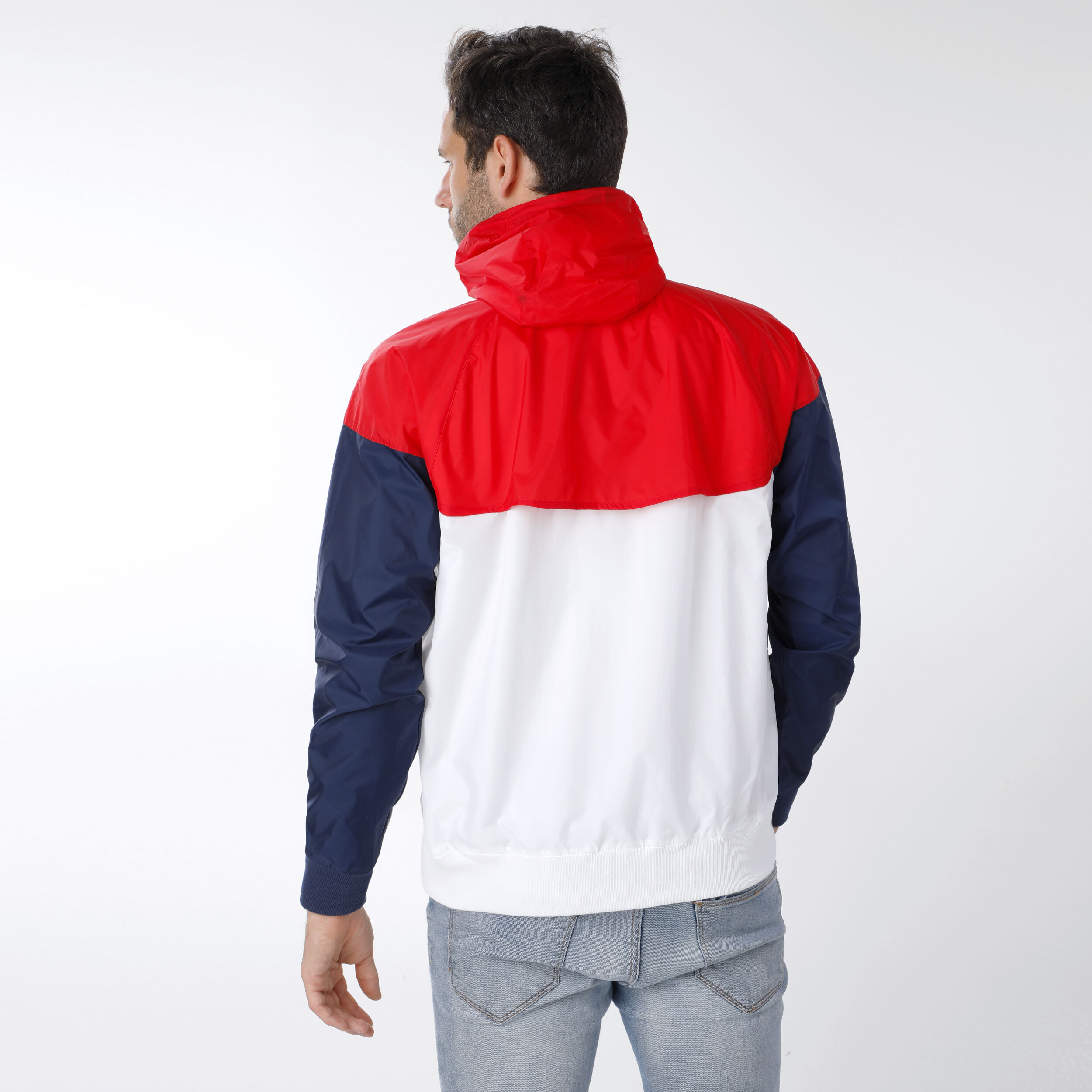 Nike Sportswear Windrunner Trainingsjacke Herren WeiB Rot online kaufen Tennis Point AT