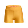 Mid Rise Ballshorts Damen - goldgelb, 