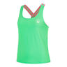 Serve & Volley 2.0 Tank-Top Damen - gr&uuml;n, wei&szlig;