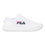 Fila Tennisschuhe Fila Axilus 3 Sandplatzschuh Damen-Wei&szlig;,Dunkelblau