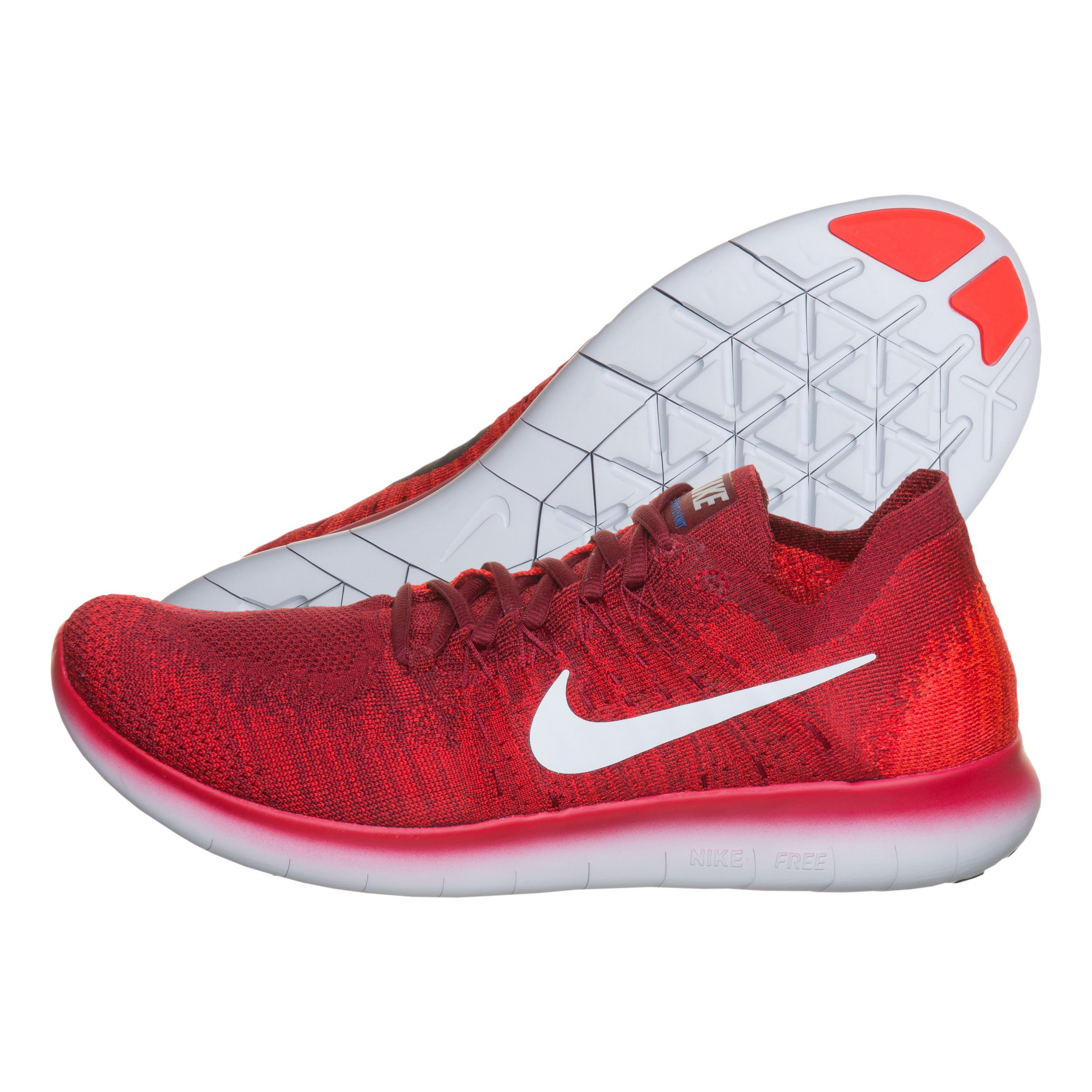 Nike Free Run Flyknit 2017 Fitnessschuh Herren Rot WeiB online kaufen Tennis Point AT