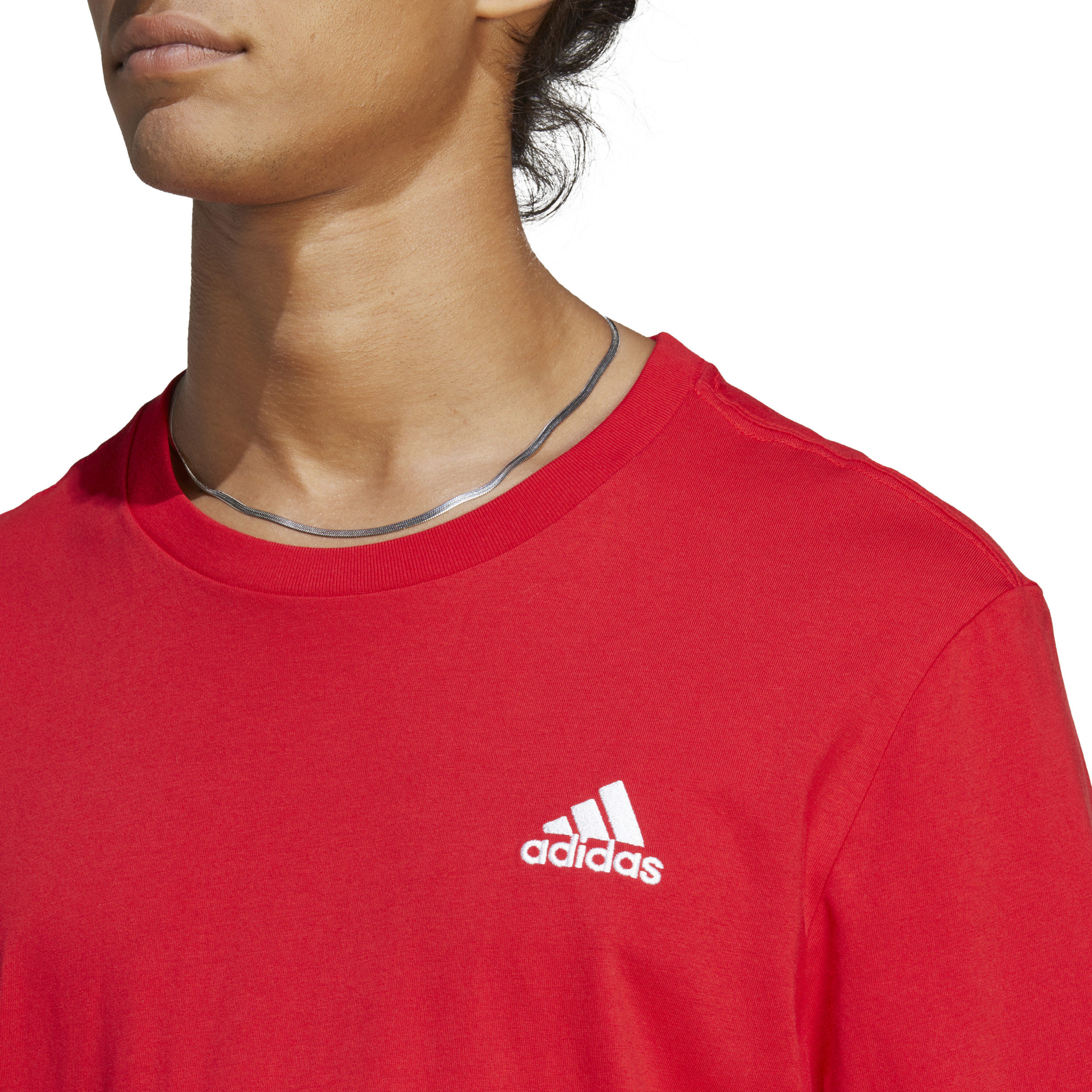 Rotes adidas t shirt herren shop