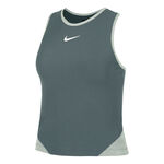 Nike Bekleidung Nike Dri-Fit Court Slam Tank-Top Damen-Dunkelgrün