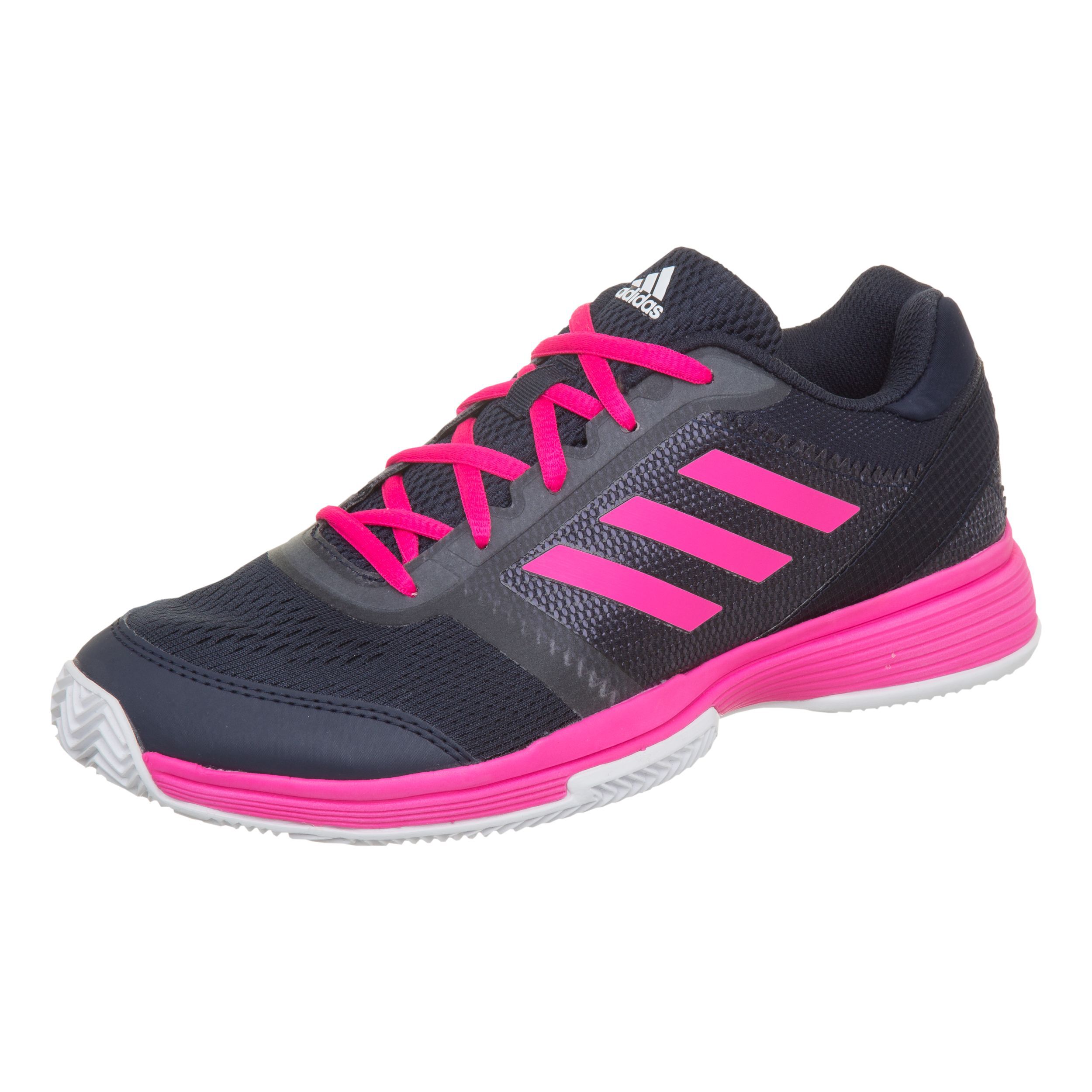 adidas Barricade Club Clay Sandplatzschuh Damen Dunkelblau Pink