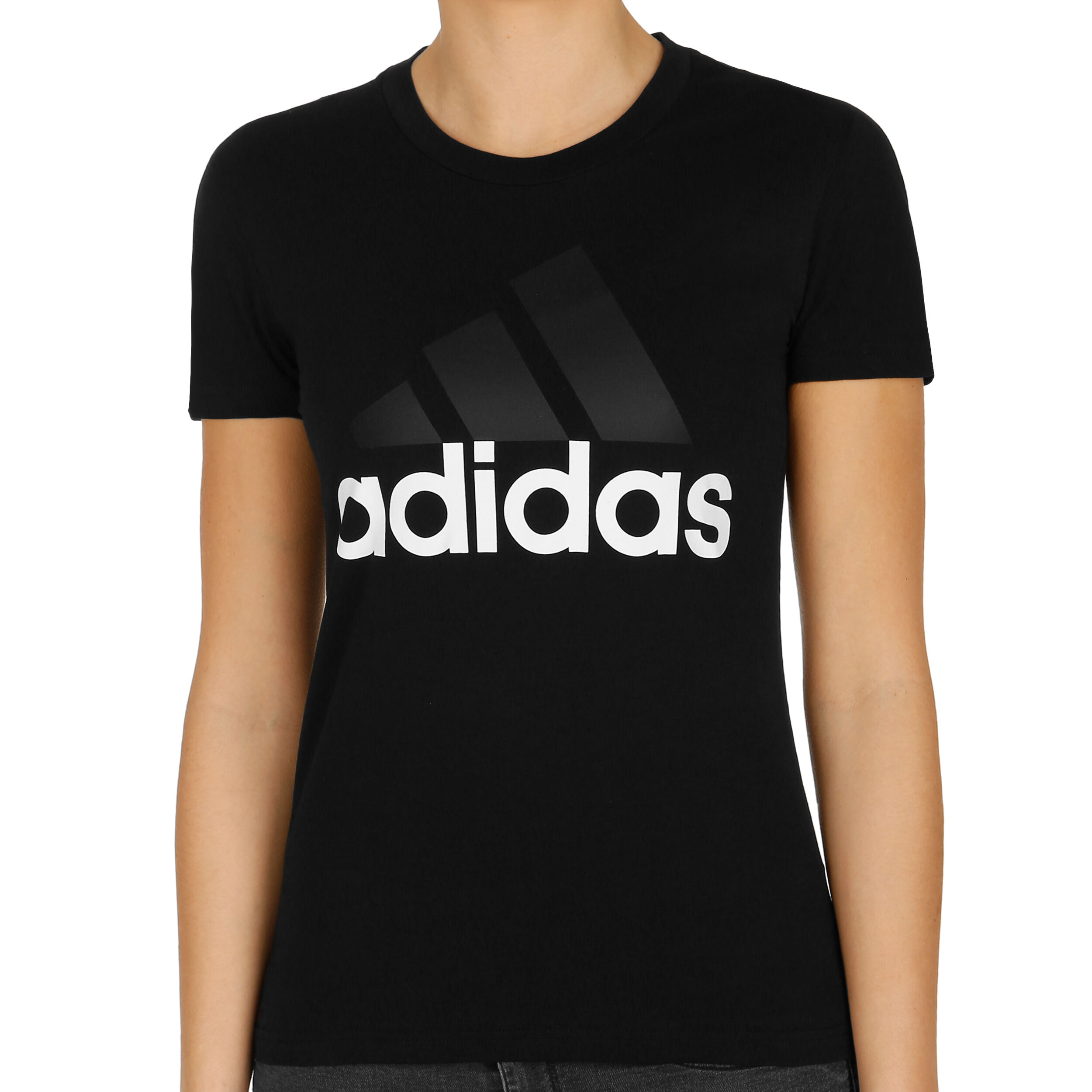Adidas t shirt damen schwarz weiß shop