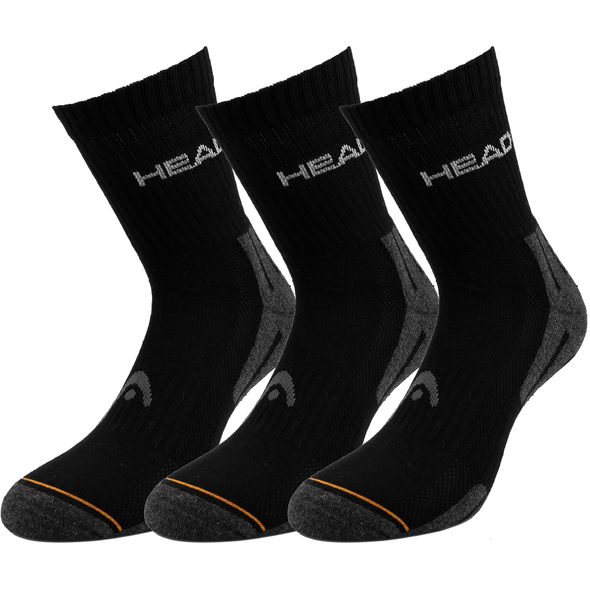 HEAD Performance Tennissocken - Schwarz, Dunkelgrau online ...