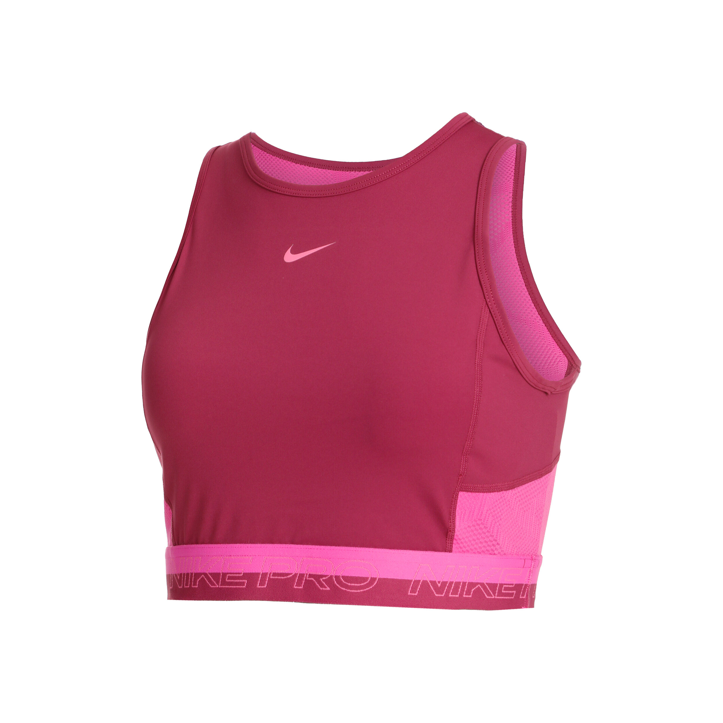 Nike Dri Fit Performance Cropped Tank Top Damen Rot Pink online kaufen Tennis Point AT