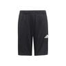 Training Essentials 3 Stripes Shorts Kinder-Schwarz,Weiß