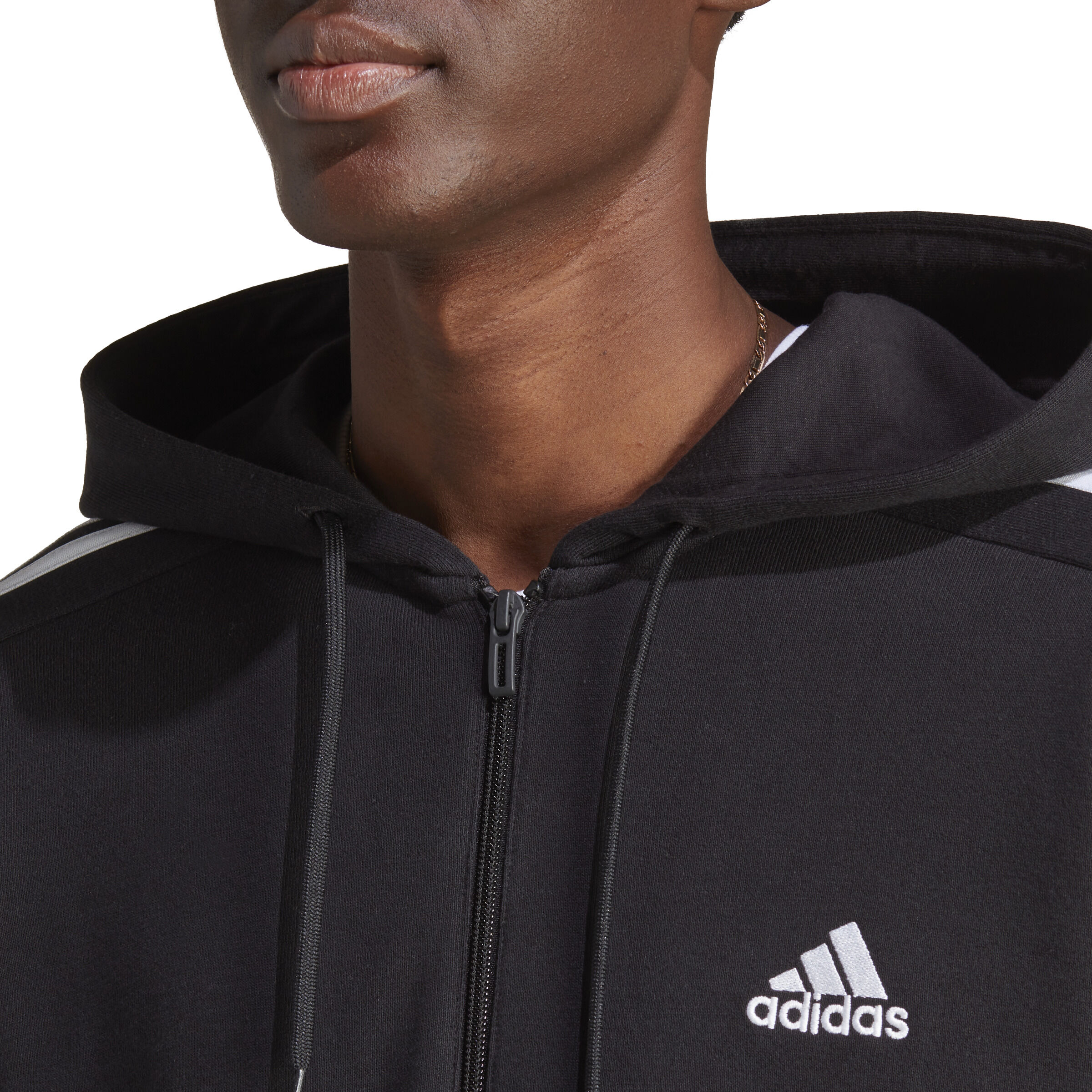 Adidas men's triple store stripe pullover jacke