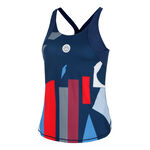 BIDI BADU Bekleidung BIDI BADU New York 2024 Tank-Top Damen-Dunkelblau,Mehrfarbig