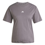 adidas Bekleidung adidas Small Logo T-Shirt Damen-Dunkelgrau