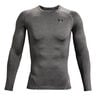 Heatgear Comp Longsleeve Herren-Anthrazit,Schwarz