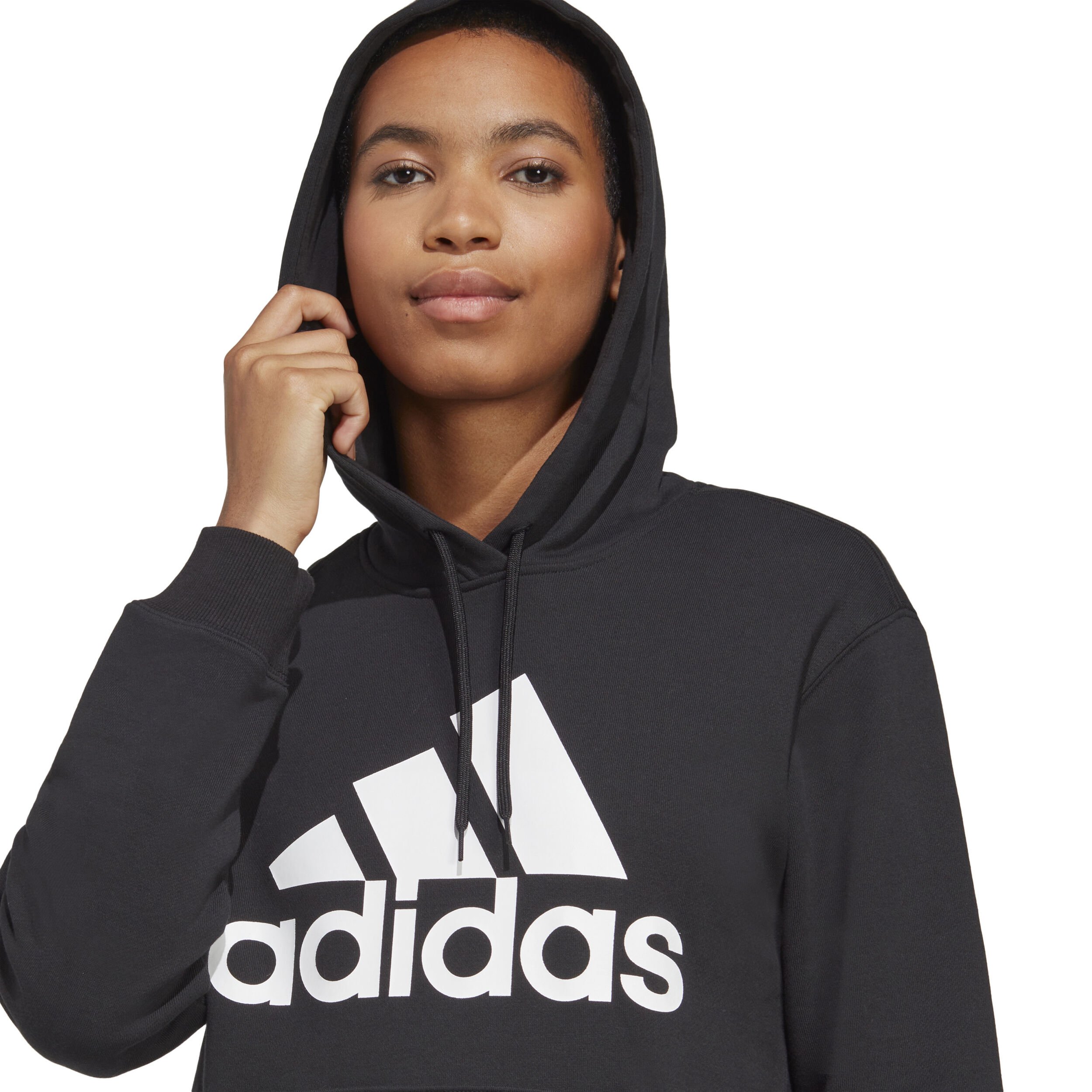 adidas Big Logo Hoody Damen Schwarz WeiB online kaufen Tennis Point AT