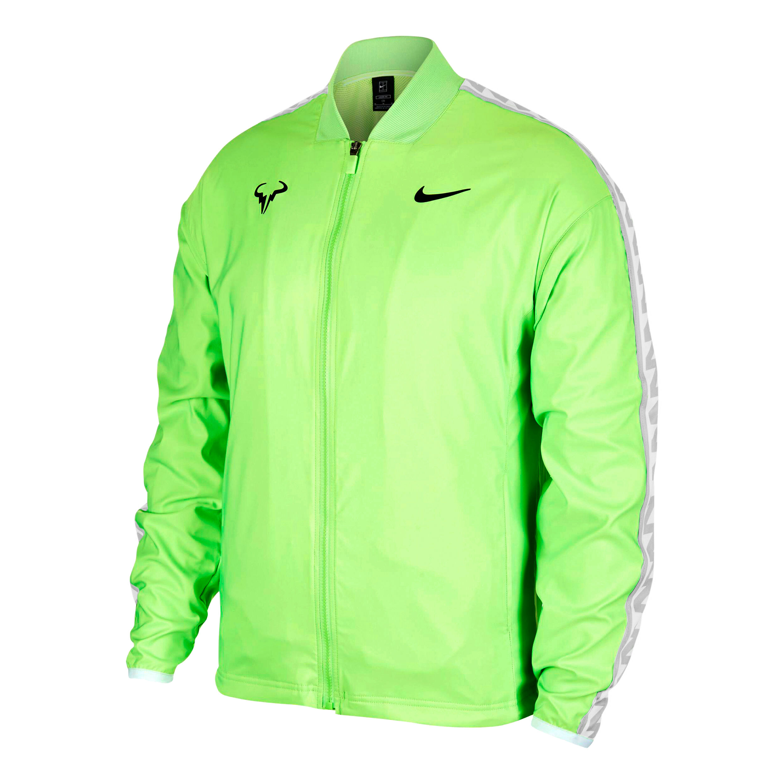 Nike Rafael Nadal Trainingsjacke Herren Hellgrun Schwarz online kaufen Tennis Point AT