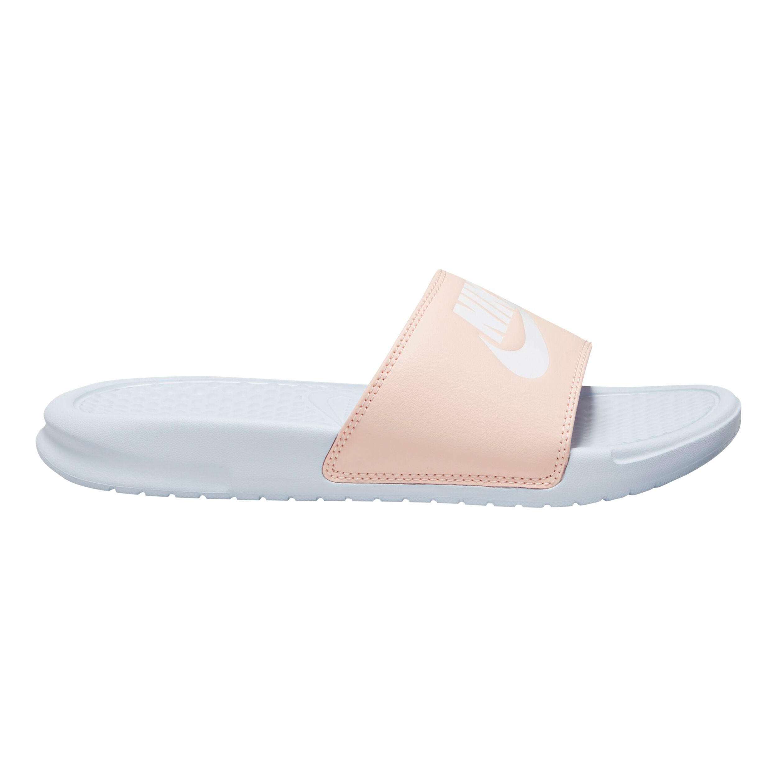Benassi Just Do It Badelatschen Damen Apricot Wei