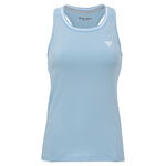 Tecnifibre Polo Tecnifibre W. TEAM TECH TANK TOPMARINE Polo Damen-hellblau