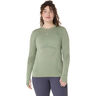 Road Seamless Laufshirt Damen-grau, blau