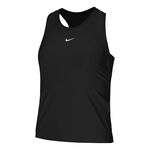 Nike Tennisbekleidung Nike Dri-Fit Victory Tank-Top Damen-Schwarz,Wei&szlig;