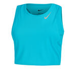 Nike Bekleidung Nike Dri-Fit Fast Crop Laufshirt Damen-T&uuml;rkis