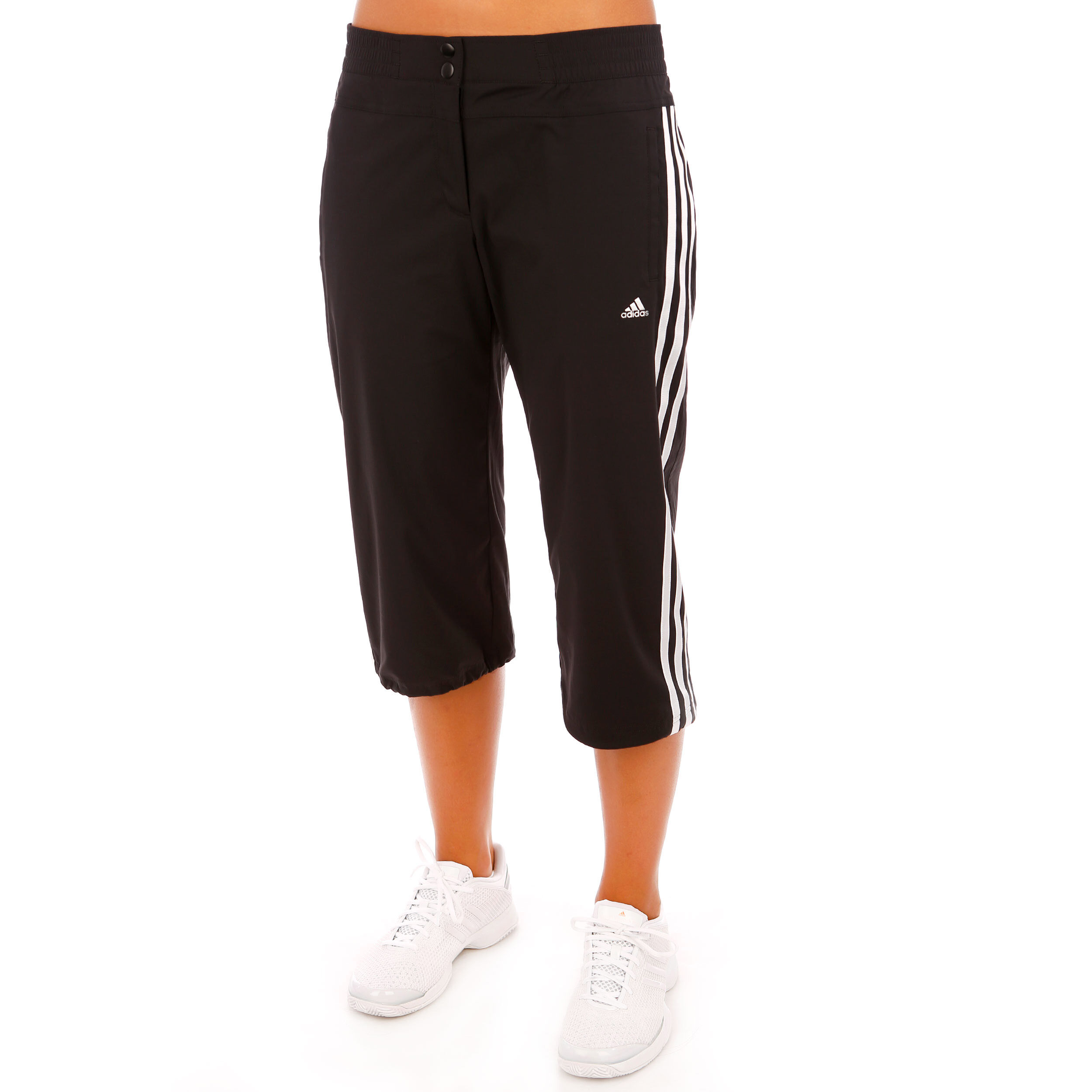 adidas Climacool Training 3Stripes Woven 3/4 Hose 3/4 Damen - Schwarz adidas Climacool Training 3Stripes Woven 3/4 Hose 3/4 Damen - Schwarz