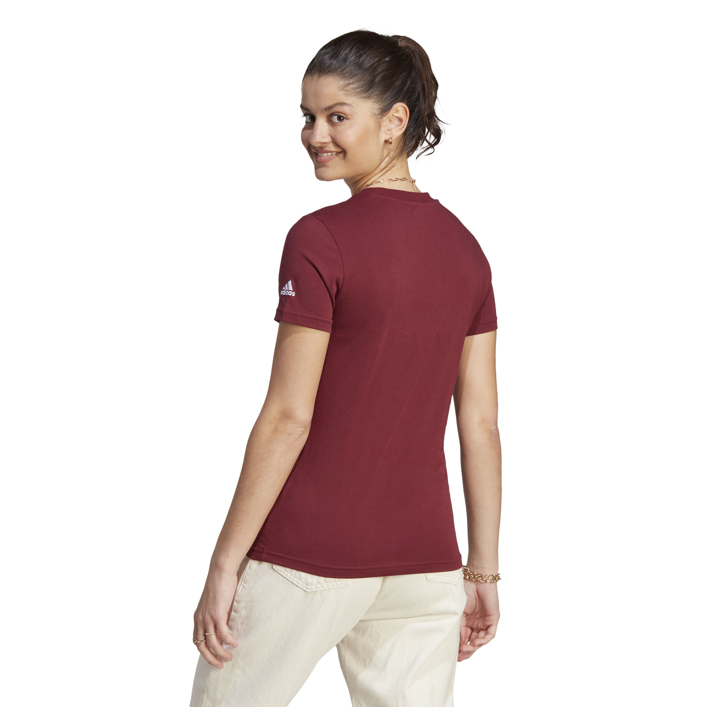 Adidas t hotsell shirt damen rot