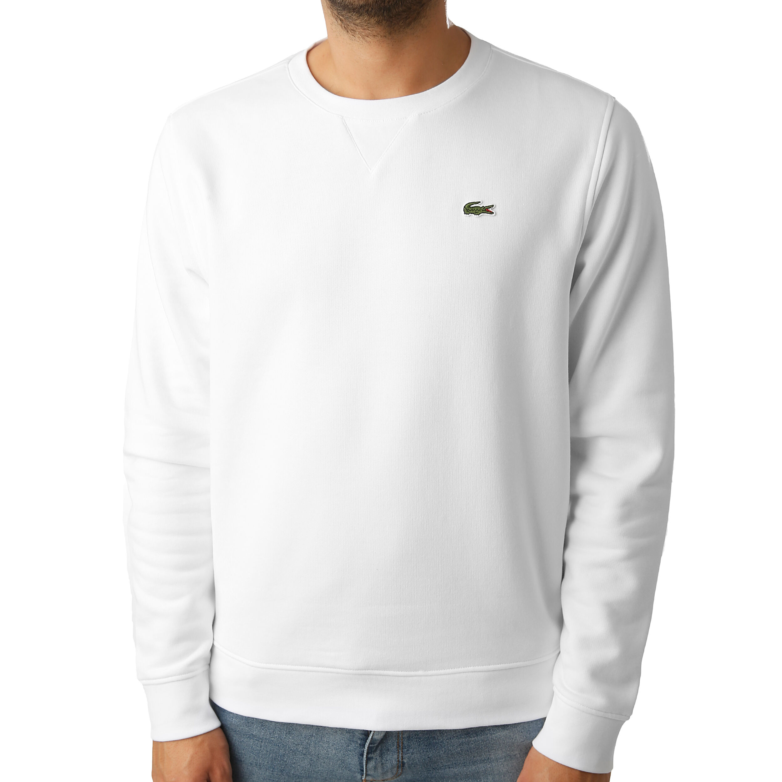 Weißer lacoste pullover herren clearance