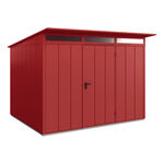 Hörmann Set Berry Gerätehaus Modern-P,Typ3,RAL3004, 1 flg, inkl. Zubehör