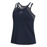 22 Tank-Top Damen - dunkelblau, grau