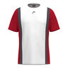 Club 25 Tech T-Shirt Herren-Rot,Weiß