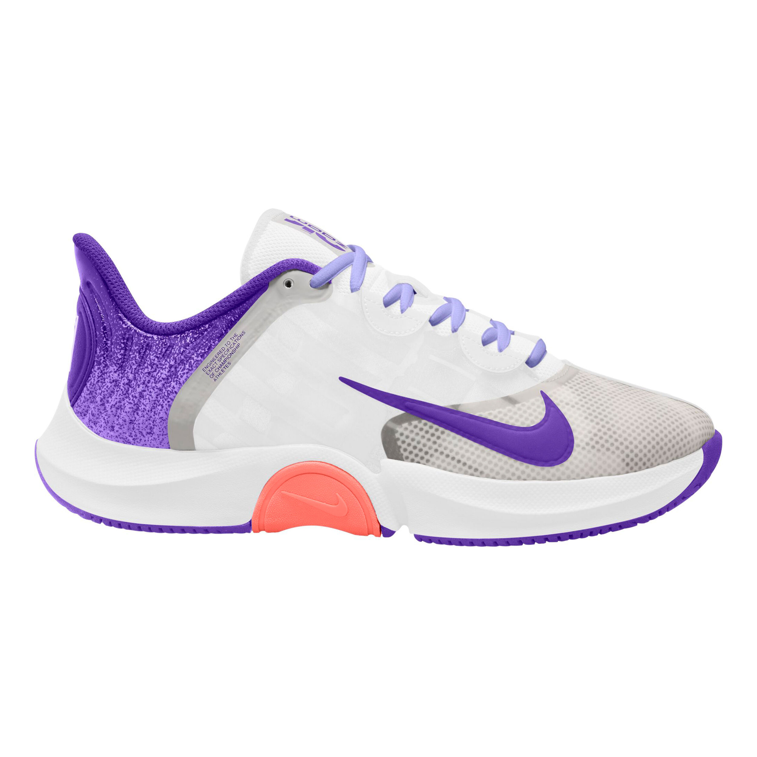 Nike Court Air Zoom GP Turbo Allcourtschuh Damen WeiB Lila online kaufen Tennis Point AT