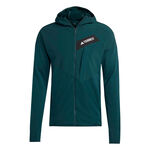 adidas Bekleidung adidas Terrex TRK ClimaWarm Fleece Laufjacke Herren-Grün