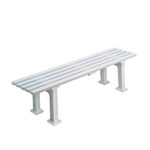 Tegra Platzbedarf Tegra Tennisbank 1,5m Ohne Lehne-Weiß